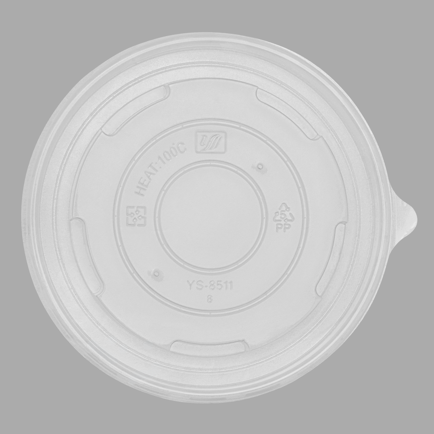 [600 ct] 24-32 oz Plastic Food Container Lids | PP | 142 mm