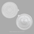 [600 ct] 24-32 oz Plastic Food Container Lids | PP | 142 mm