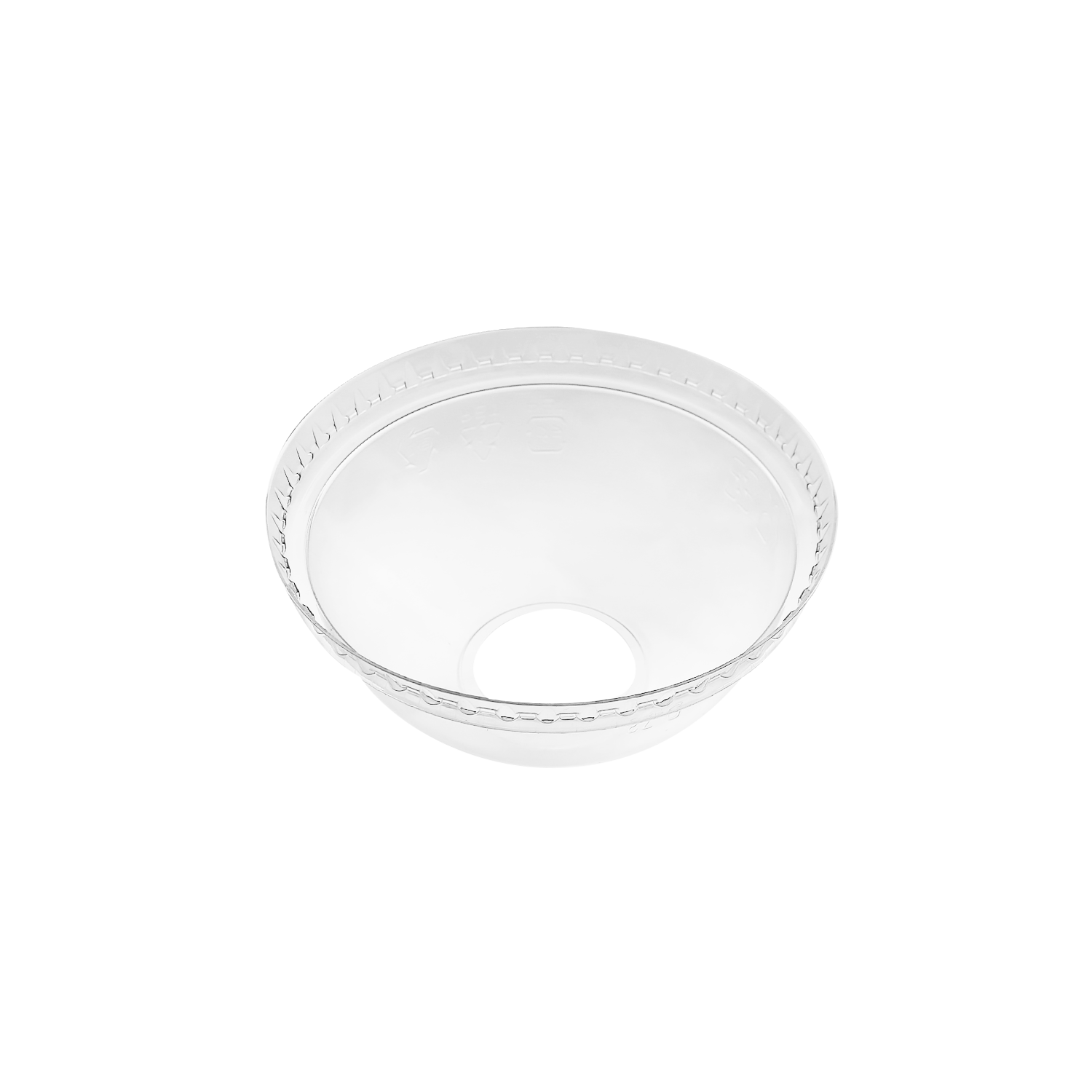 [1,000 ct] 8-10 oz Plastic Dome Cup Lids | PET | 78 mm