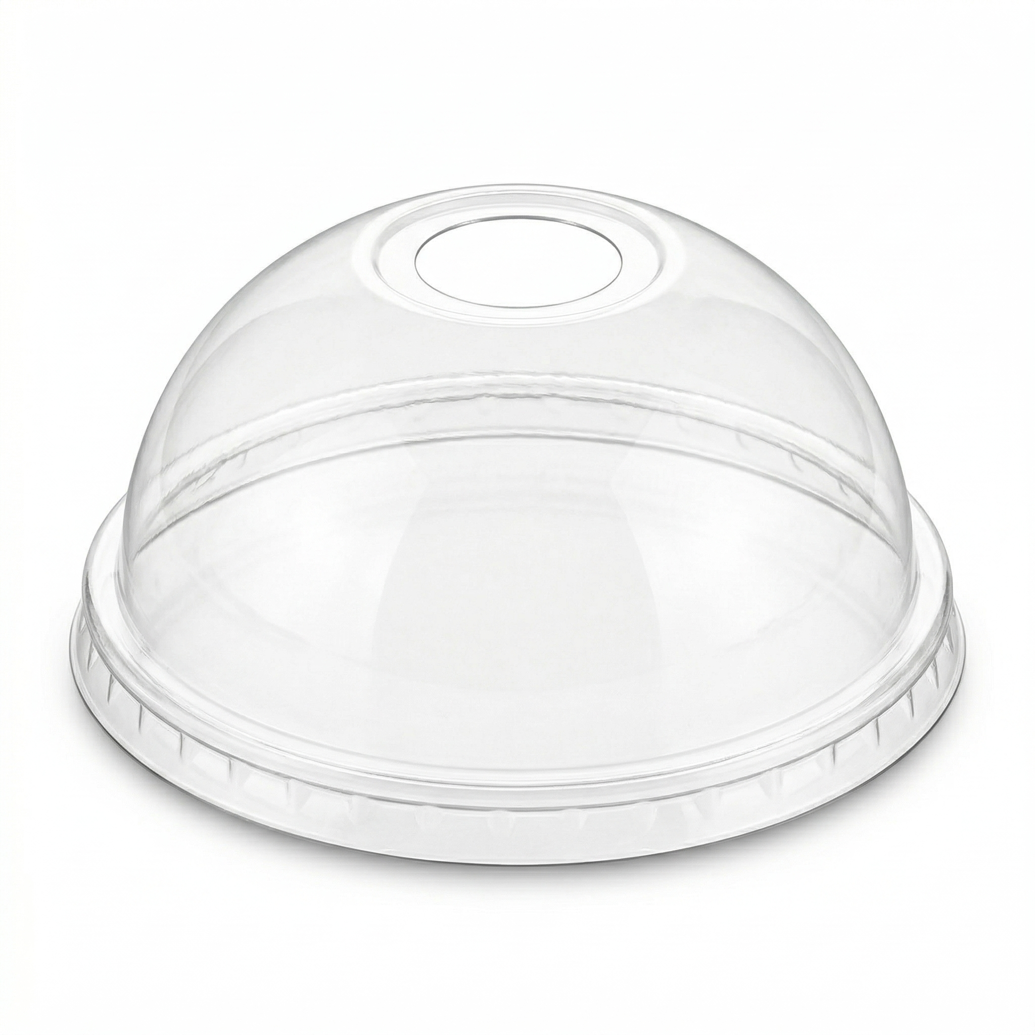 [1,000 ct] 8-10 oz Plastic Dome Cup Lids | PET | 78 mm
