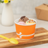 [1,000 ct] 12 oz Paper Food Containers | 100 mm | Orange