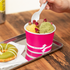 [1,000 ct] 12 oz Paper Food Containers | 100 mm | Pink