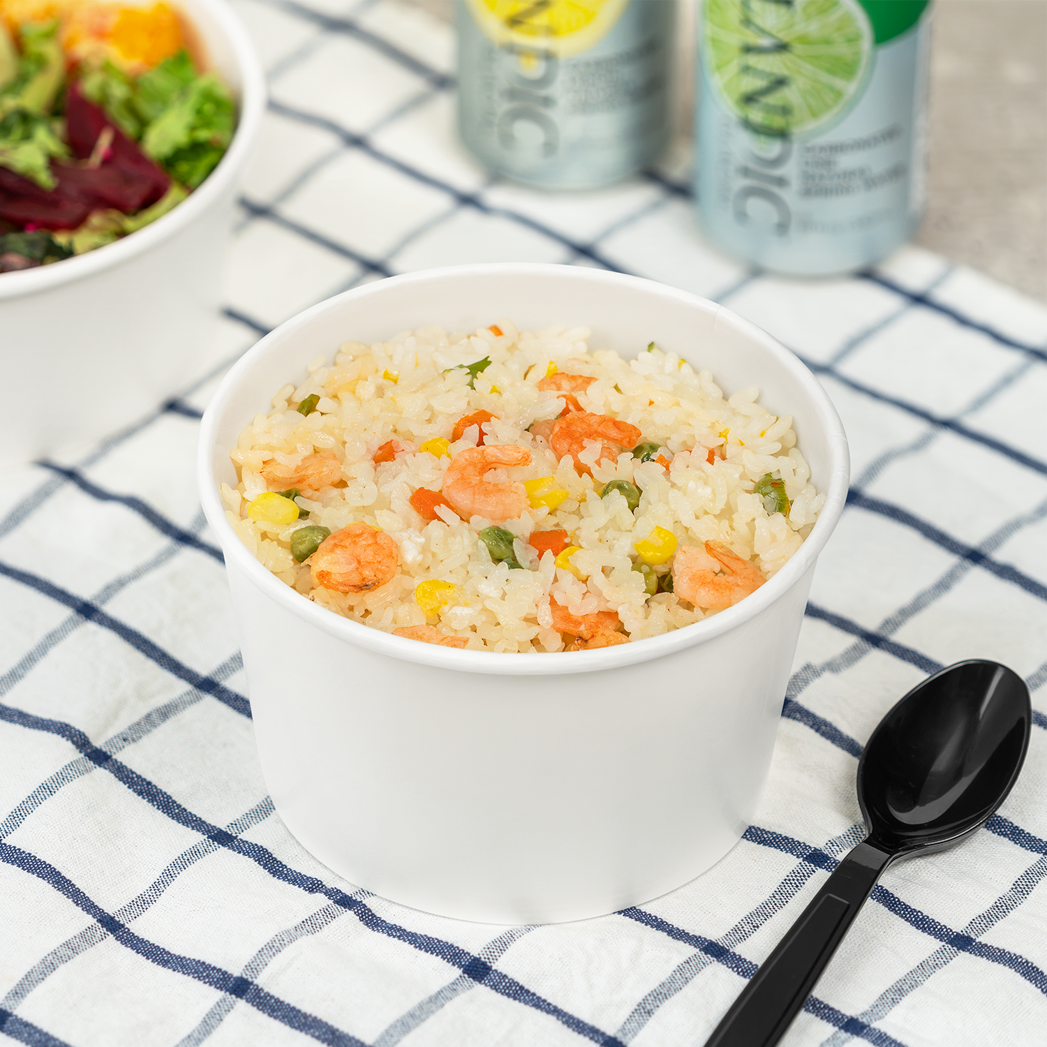 [600 ct] 28 oz Paper Food Containers | 142 mm | White