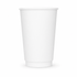 [500 ct] 16 oz Paper Coffee Cups | Insulated | 90 mm | White
