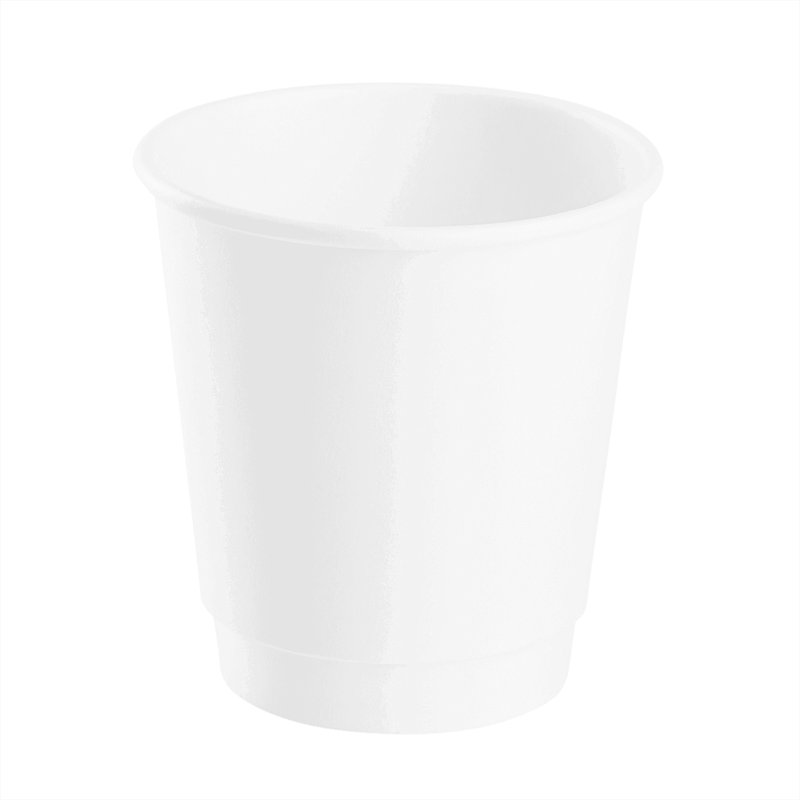 White Karat 10oz Insulated Paper Hot Cup