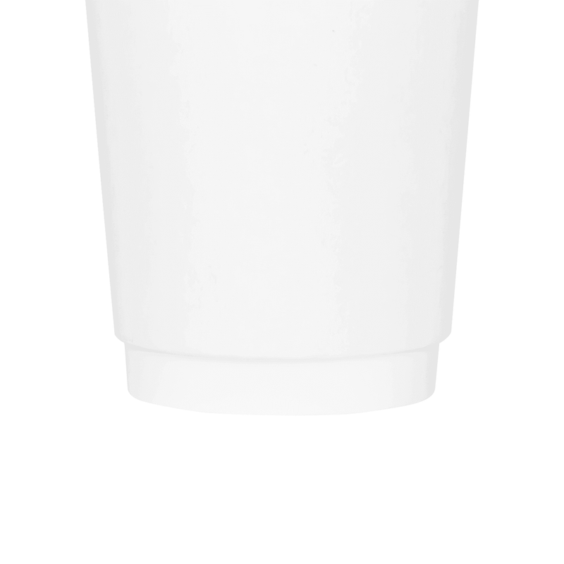 Karat 16oz Insulated Paper Hot Cups (90mm), White - 500 pcs