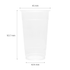 [1,000 pcs] 24oz PP Plastic U-Rim Cold Cups (95mm)