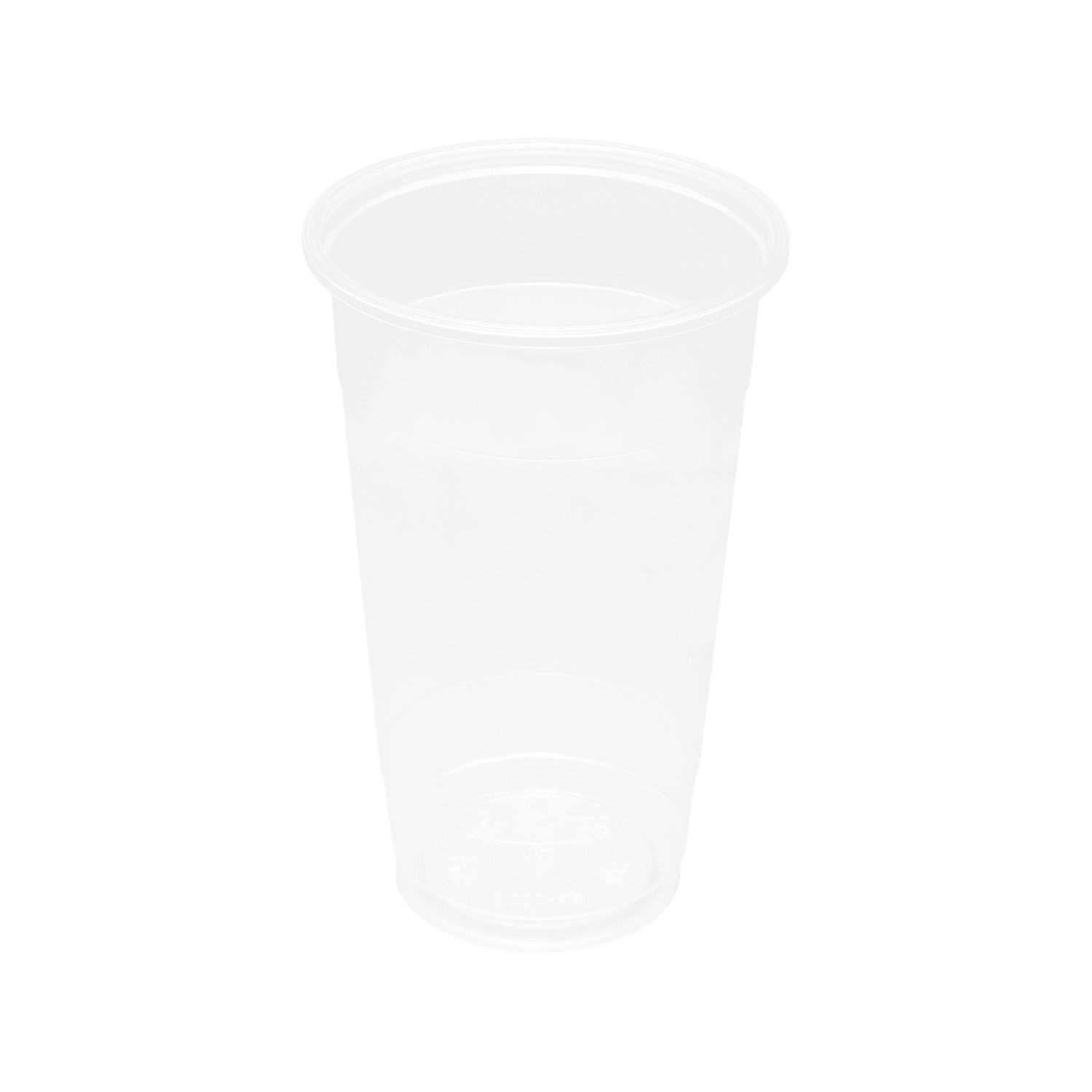 [1,000 pcs] 24oz PP Plastic U-Rim Cold Cups (95mm)