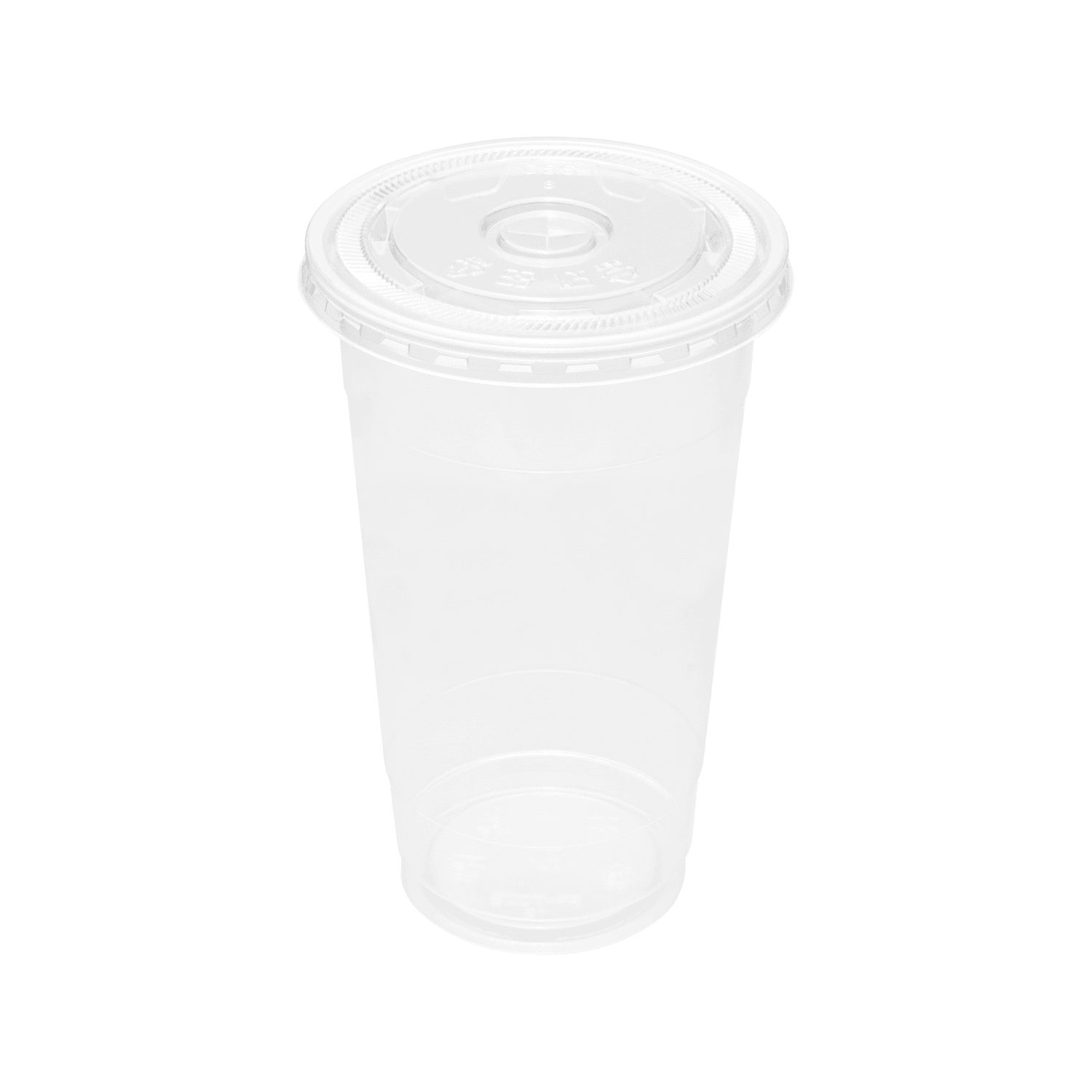 Karat Translucent PP U-Rim Cups 24 oz 700 cc 95mm, 1000 Pcs C1012-K