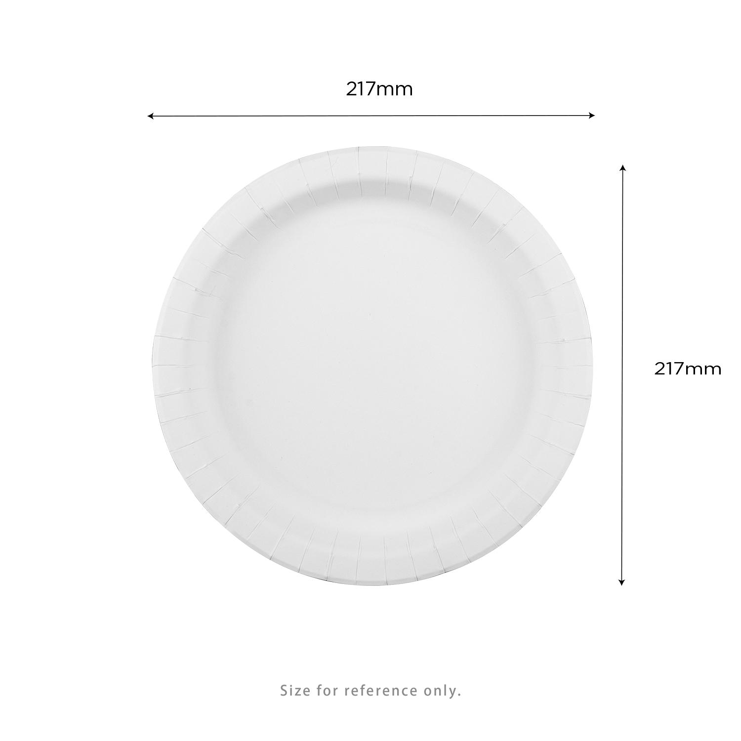 Karat 8.5" White Paper Plate - 200 pcs