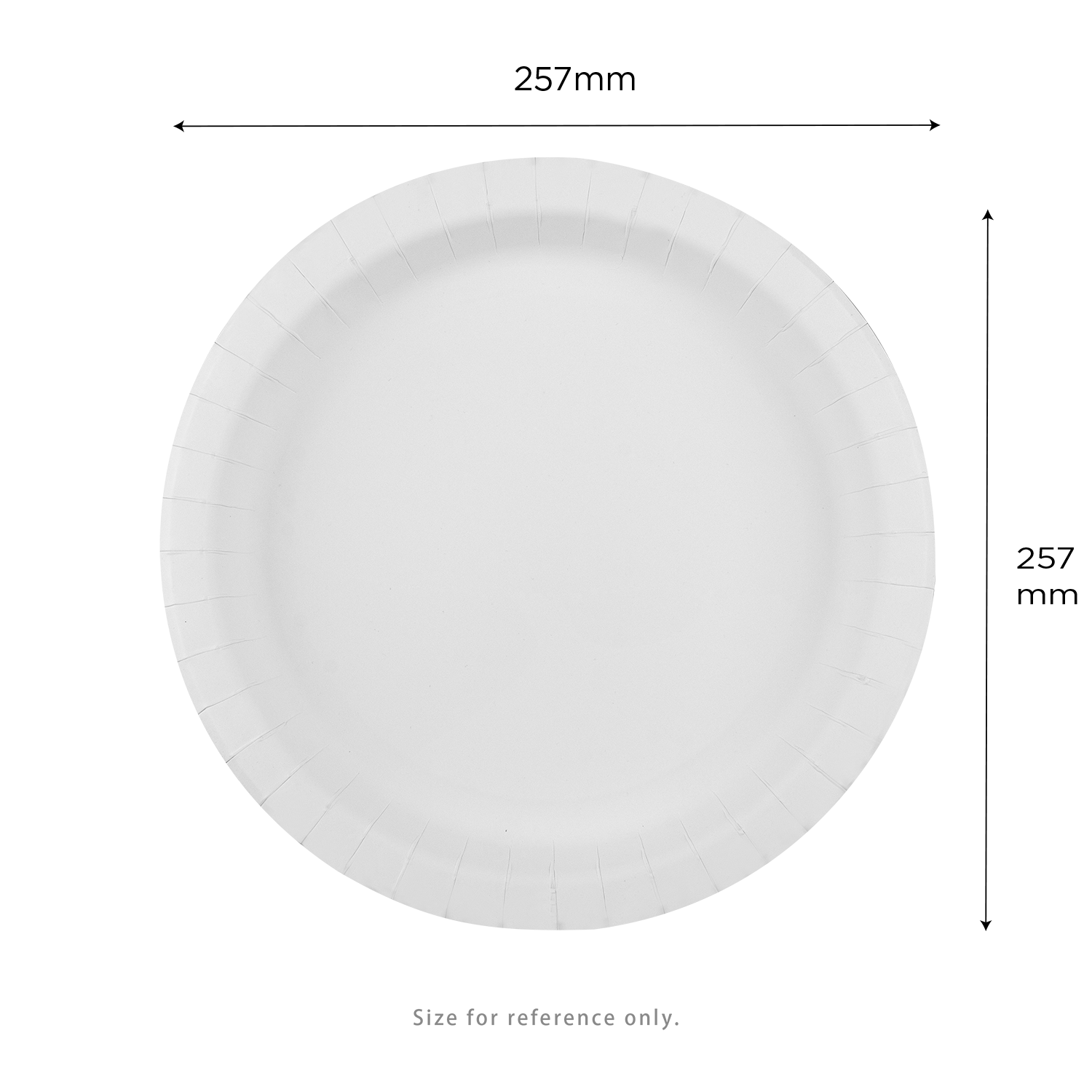 Karat 10" White Paper Plate - 200 pcs