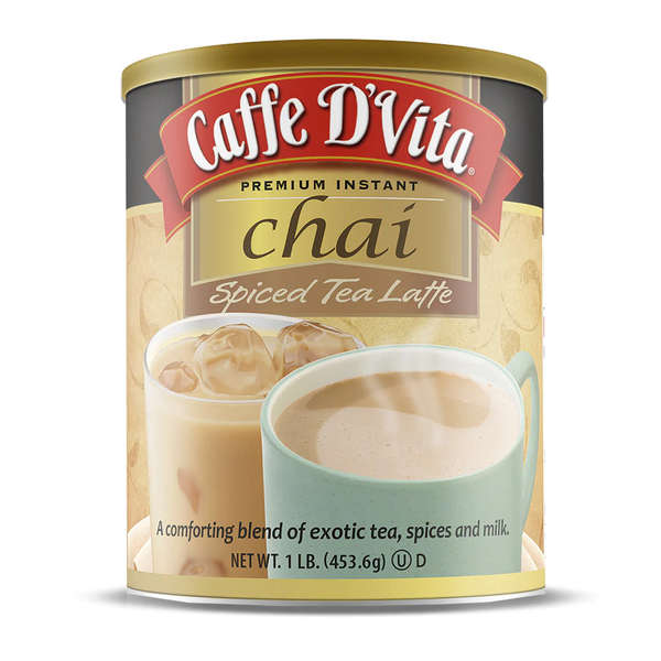 Caffe D'Vita Spiced Chai Latte - Can (16oz) – LollicupStore