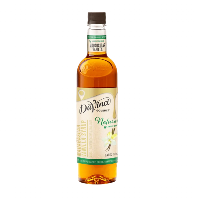 Da Vinci NATURAL Madagascar Vanilla Syrup - Bottle (750mL)