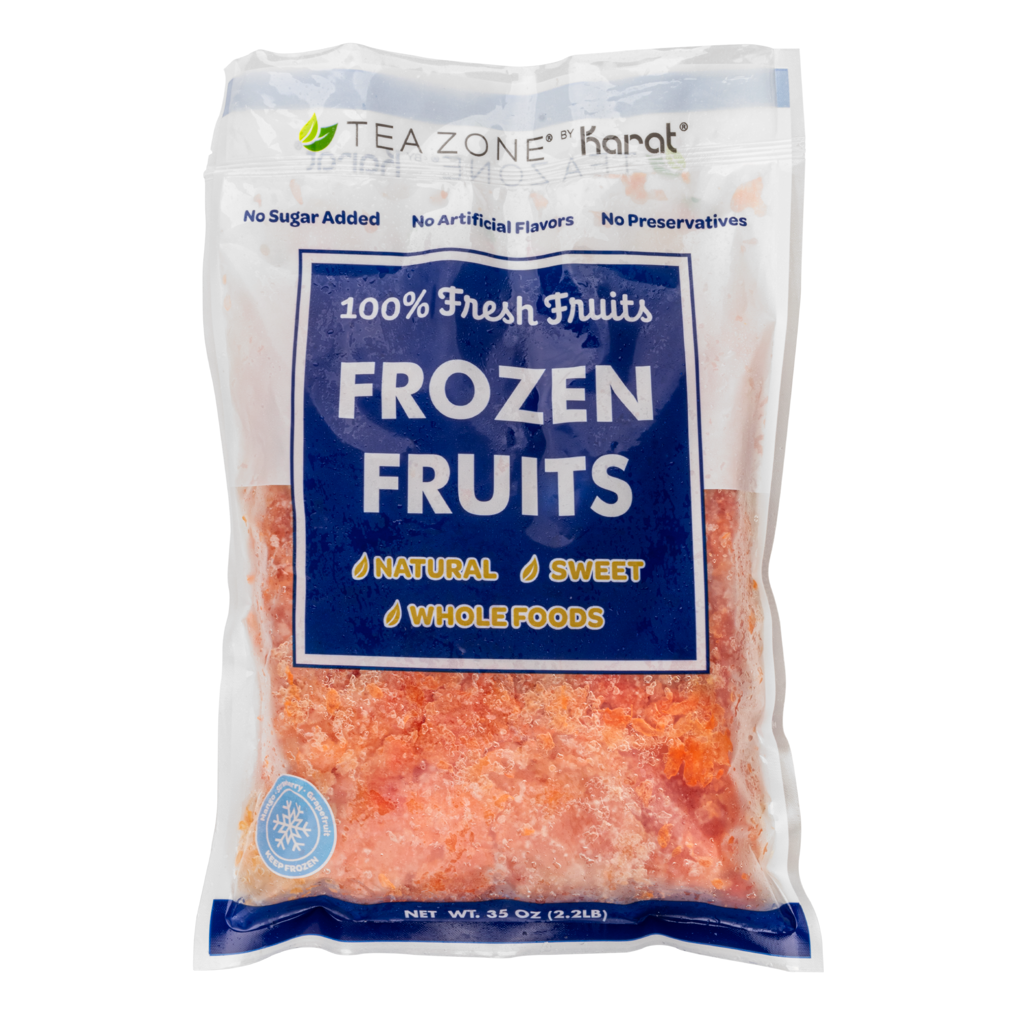 Tea Zone Frozen Grapefruit, Pulp