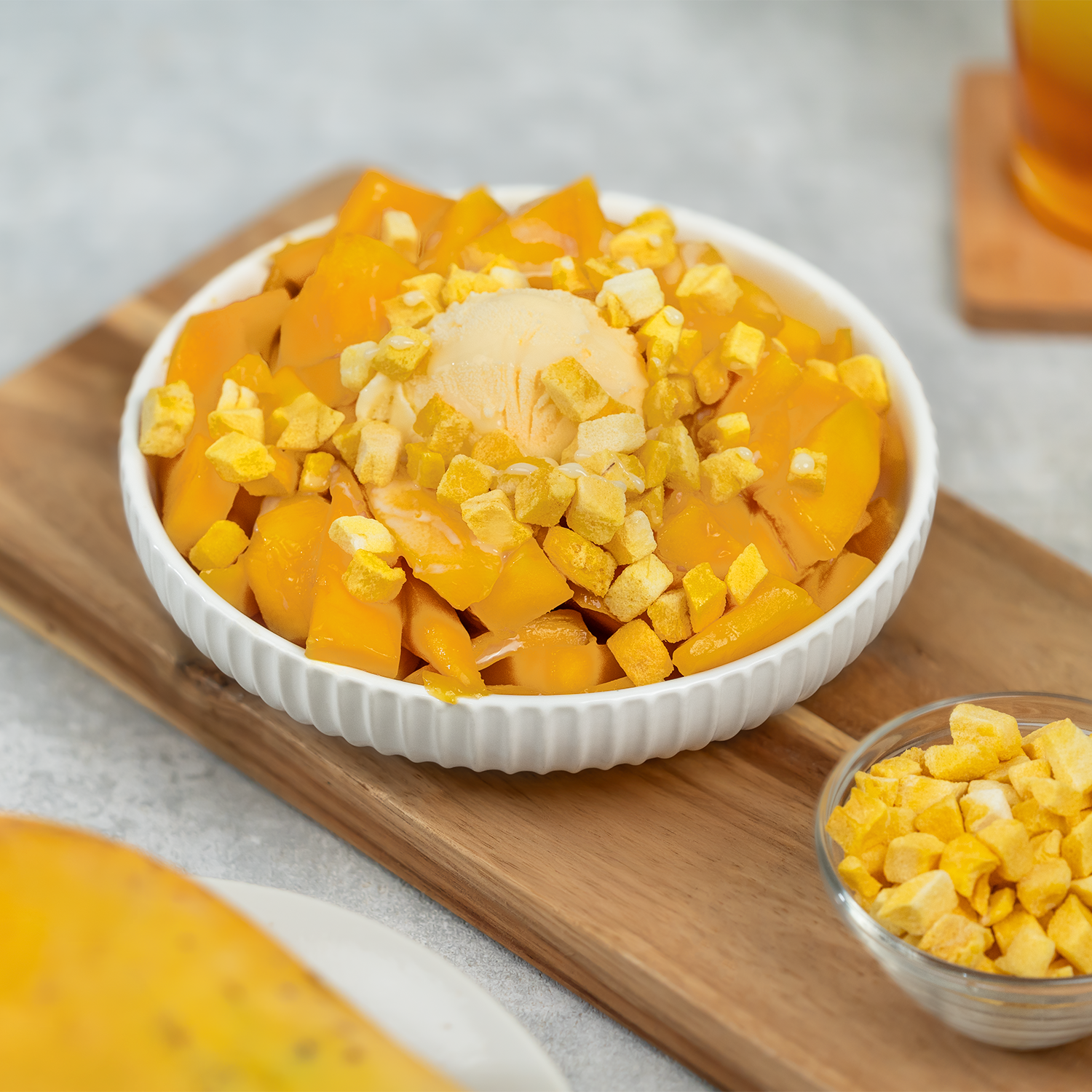 Tea Zone Freeze-Dried Mango, Diced - Case of 12 bags