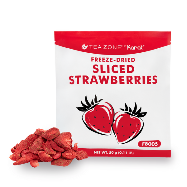 Tea Zone Freeze-Dried Strawberry, Sliced - Bag – LollicupStore