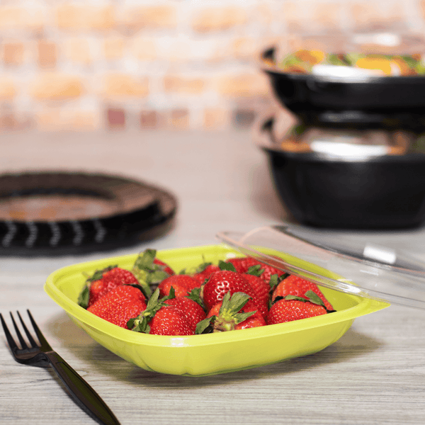 Salad in the Tupperware small serving center!