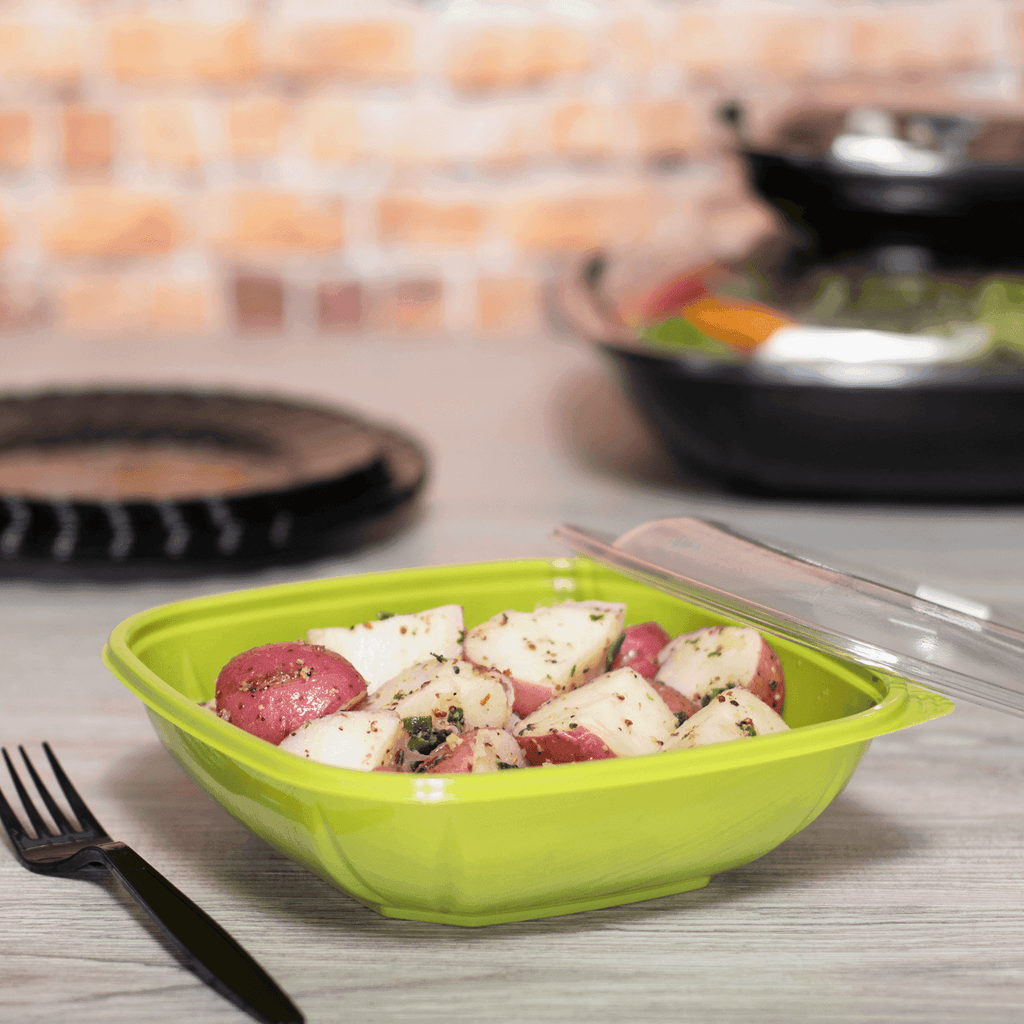  48oz Salad Bowls To-Go with Lids (300 Count) - Clear