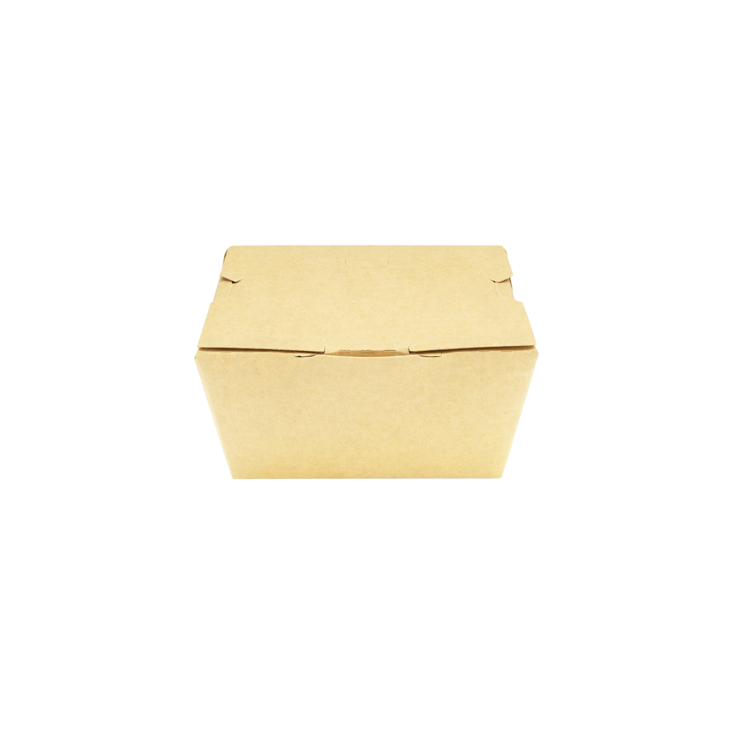 [200 ct] Paper Folding Take-Out Container | Vented Holes | 27 fl. oz | Kraft