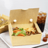 [160 ct] Paper Folding Take-Out Container | Vented Holes | 74 fl. oz | Kraft