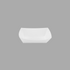 [1,000 ct] 1.0 lb Food Tray | White
