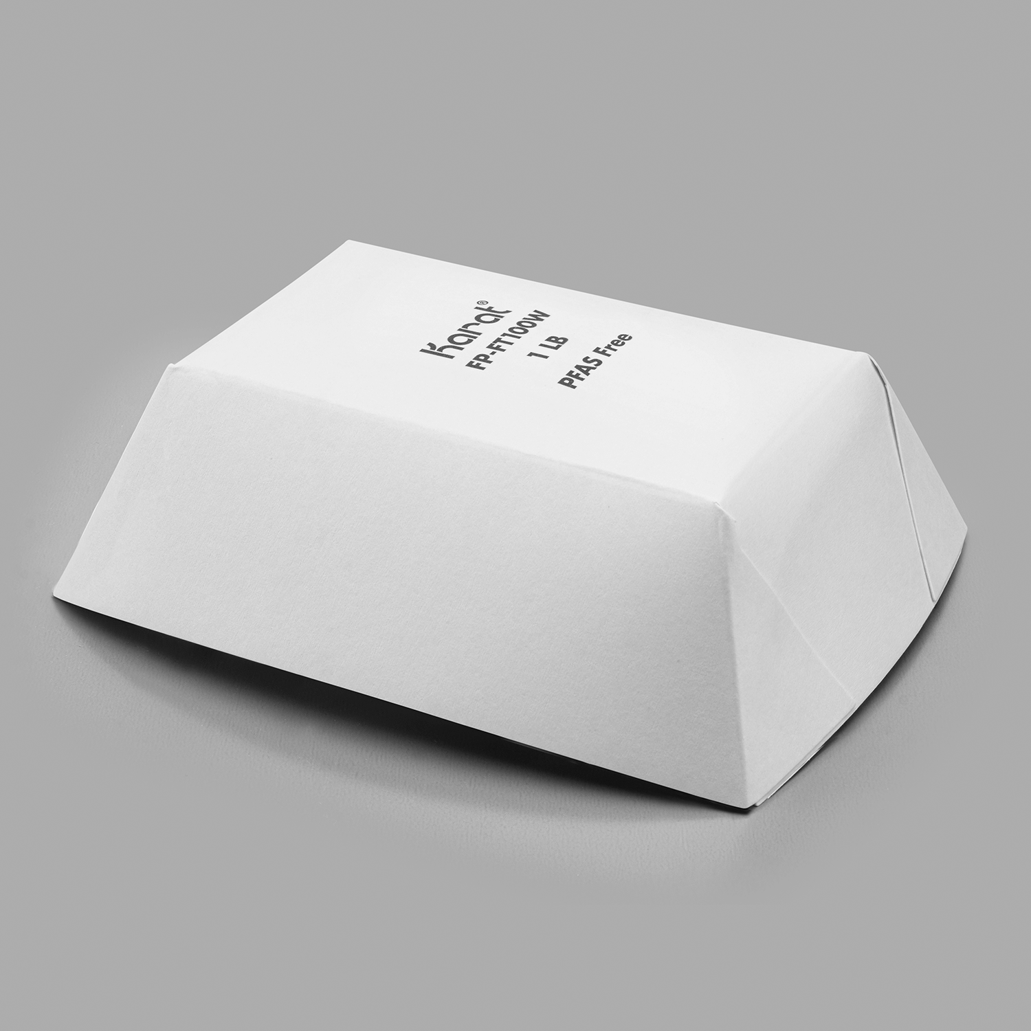 [1,000 ct] 1.0 lb Food Tray | White
