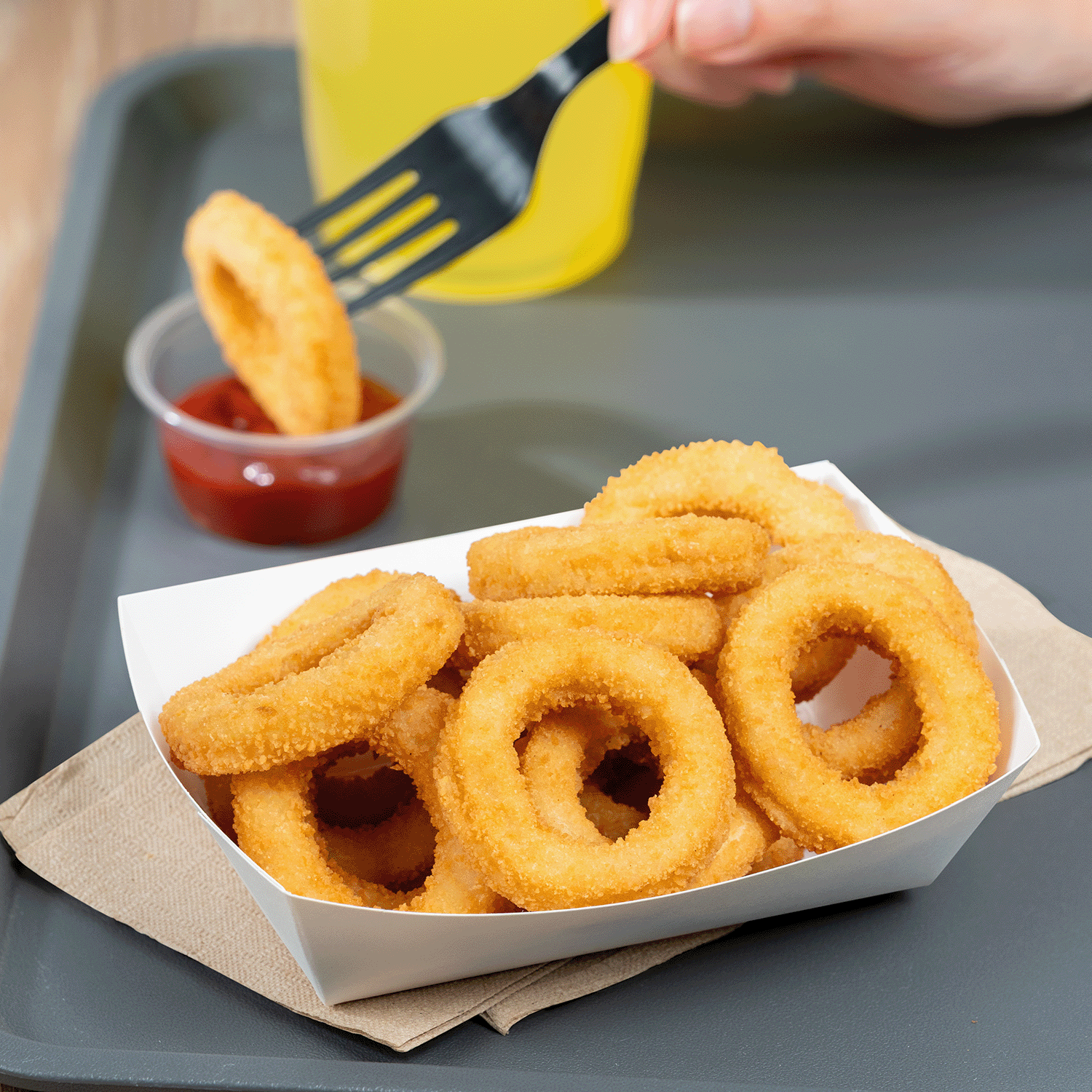 [1,000 ct] 2.0 lb Food Tray | White