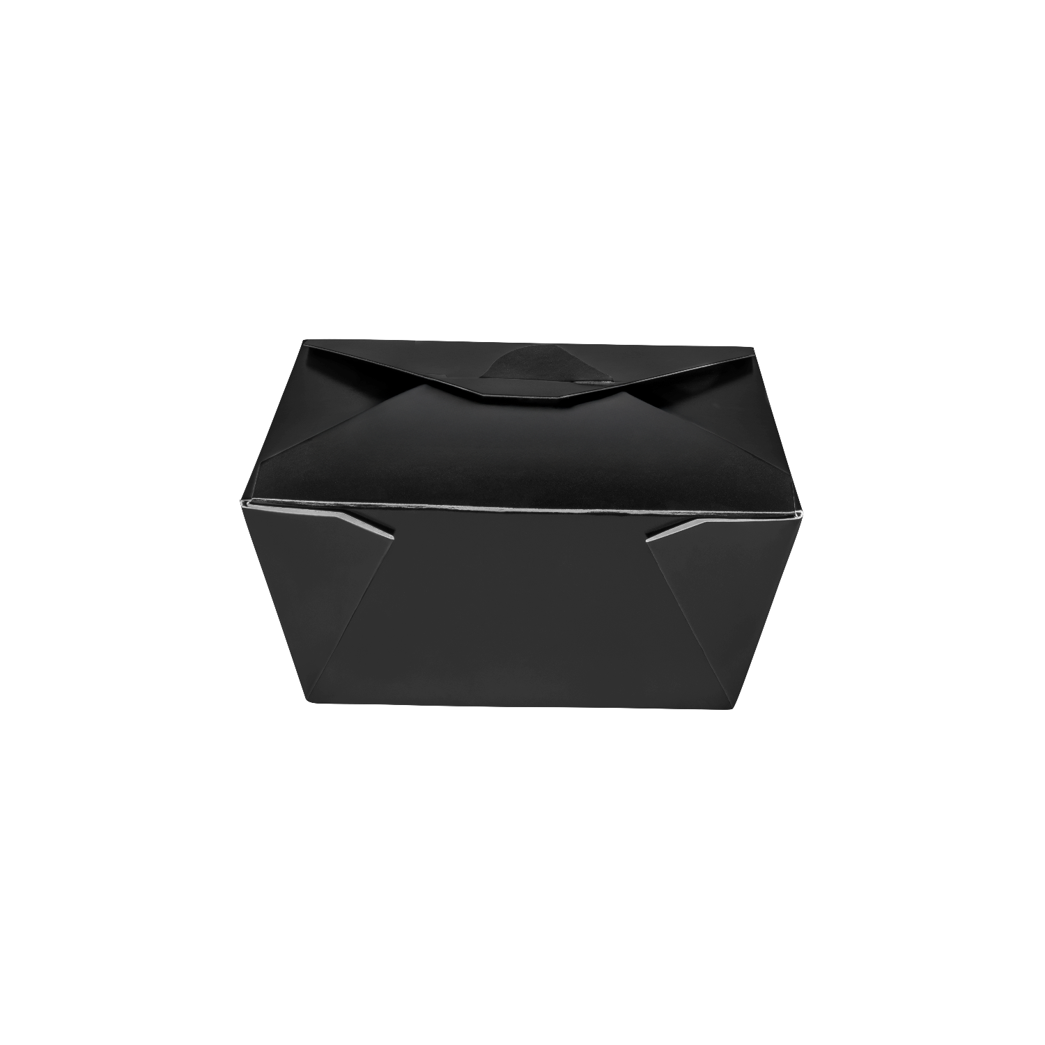 [450 ct] Paper Fold To-Go Containers | 30 fl oz | Black