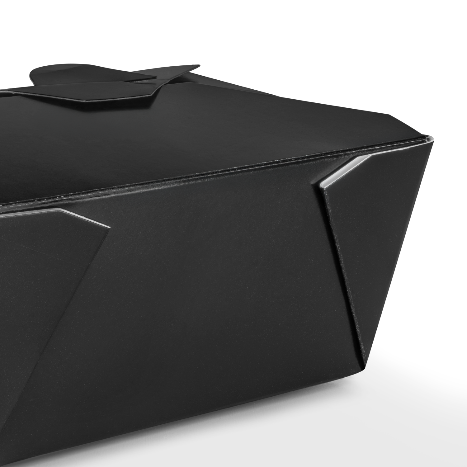 [450 ct] Paper Fold To-Go Containers | 30 fl oz | Black
