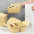 [200 ct] Paper Take-Out Boxes | 2-Compartment | 48 fl. oz | Kraft
