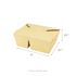 [200 ct] Paper Take-Out Boxes | 2-Compartment | 48 fl. oz | Kraft