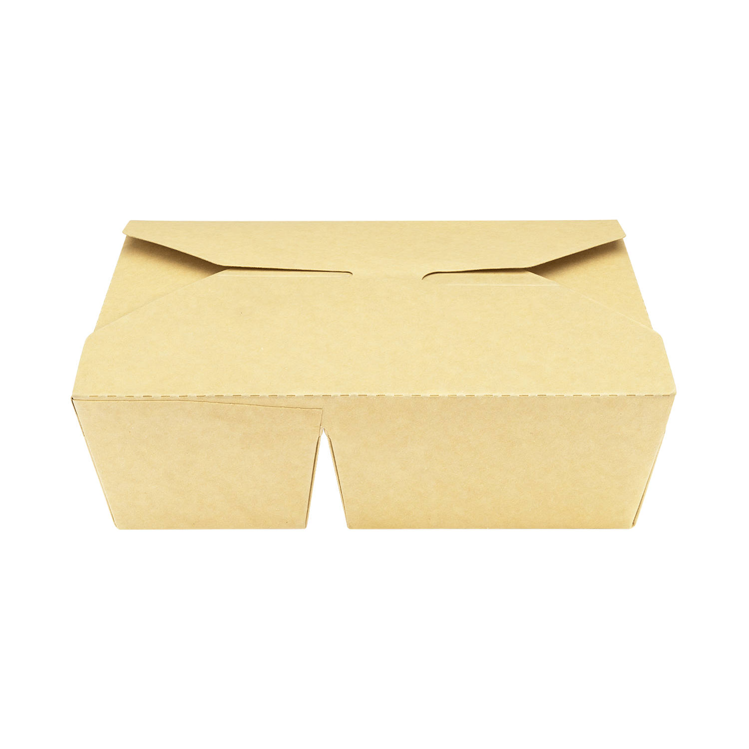 [200 ct] Paper Take-Out Boxes | 2-Compartment | 76 fl. oz | Kraft