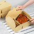 [200 ct] Paper Take-Out Boxes | 2-Compartment | 76 fl. oz | Kraft