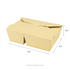 [200 ct] Paper Take-Out Boxes | 2-Compartment | 76 fl. oz | Kraft