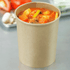 32 oz Gourmet Paper Food Container, Kraft (115mm) - 500 pcs