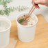 [500 ct] 32 oz Gourmet Paper Food Container | White | 115 mm