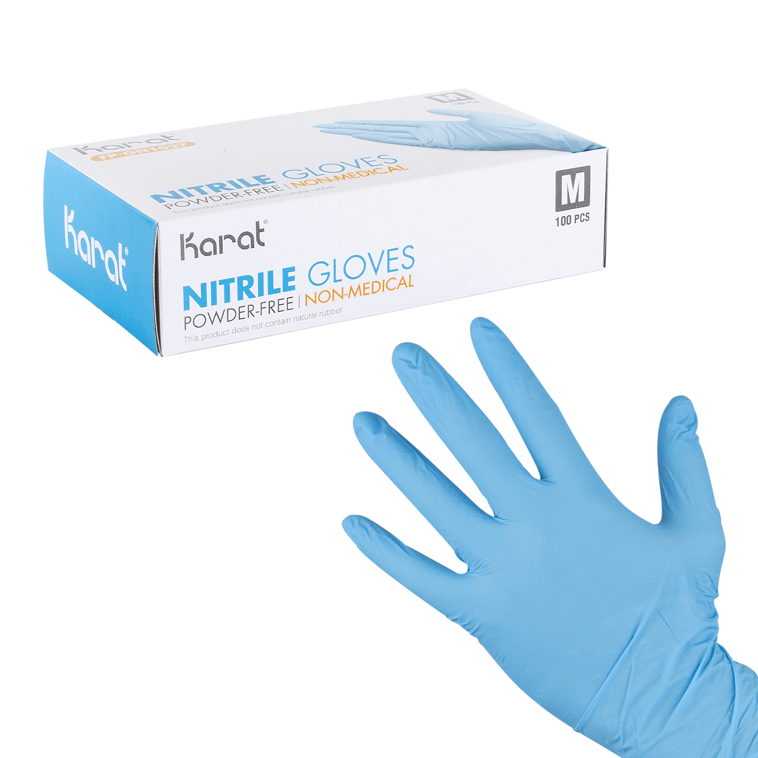 [1,000 ct] Nitrile Gloves | Latex-Free | Powder-Free | Blue | Medium