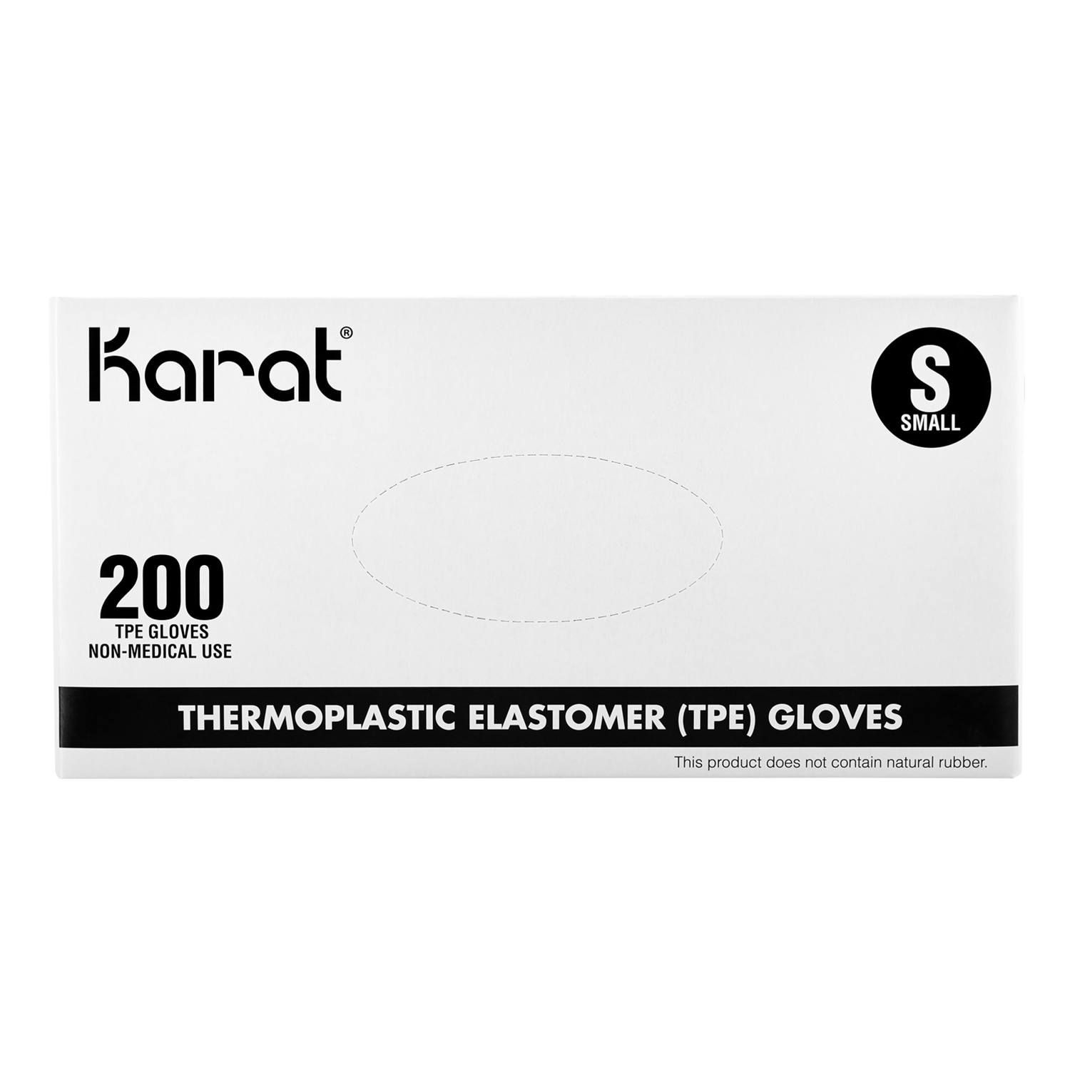 [2,000 ct] Thermoplastic Elastomer Gloves | Latex-Free | Powder-Free | Clear | Small