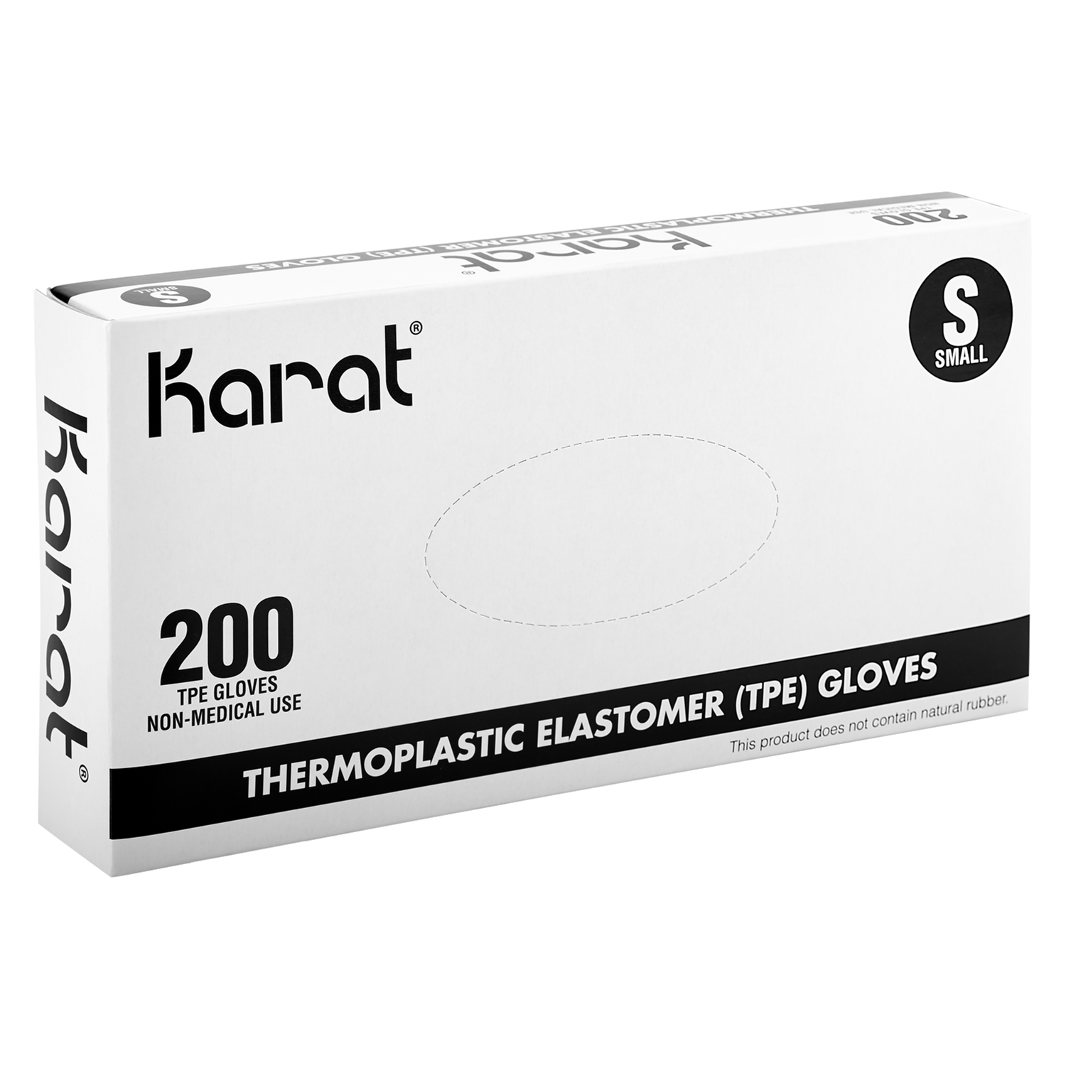 [2,000 ct] Thermoplastic Elastomer Gloves | Latex-Free | Powder-Free | Clear | Small
