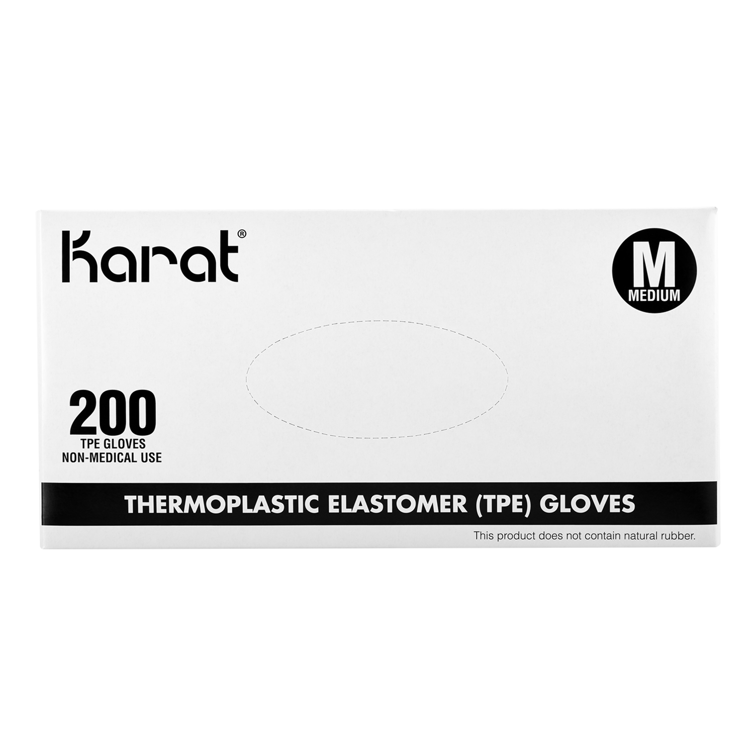 [2,000 ct] Thermoplastic Elastomer Gloves | Latex-Free | Powder-Free | Clear | Medium