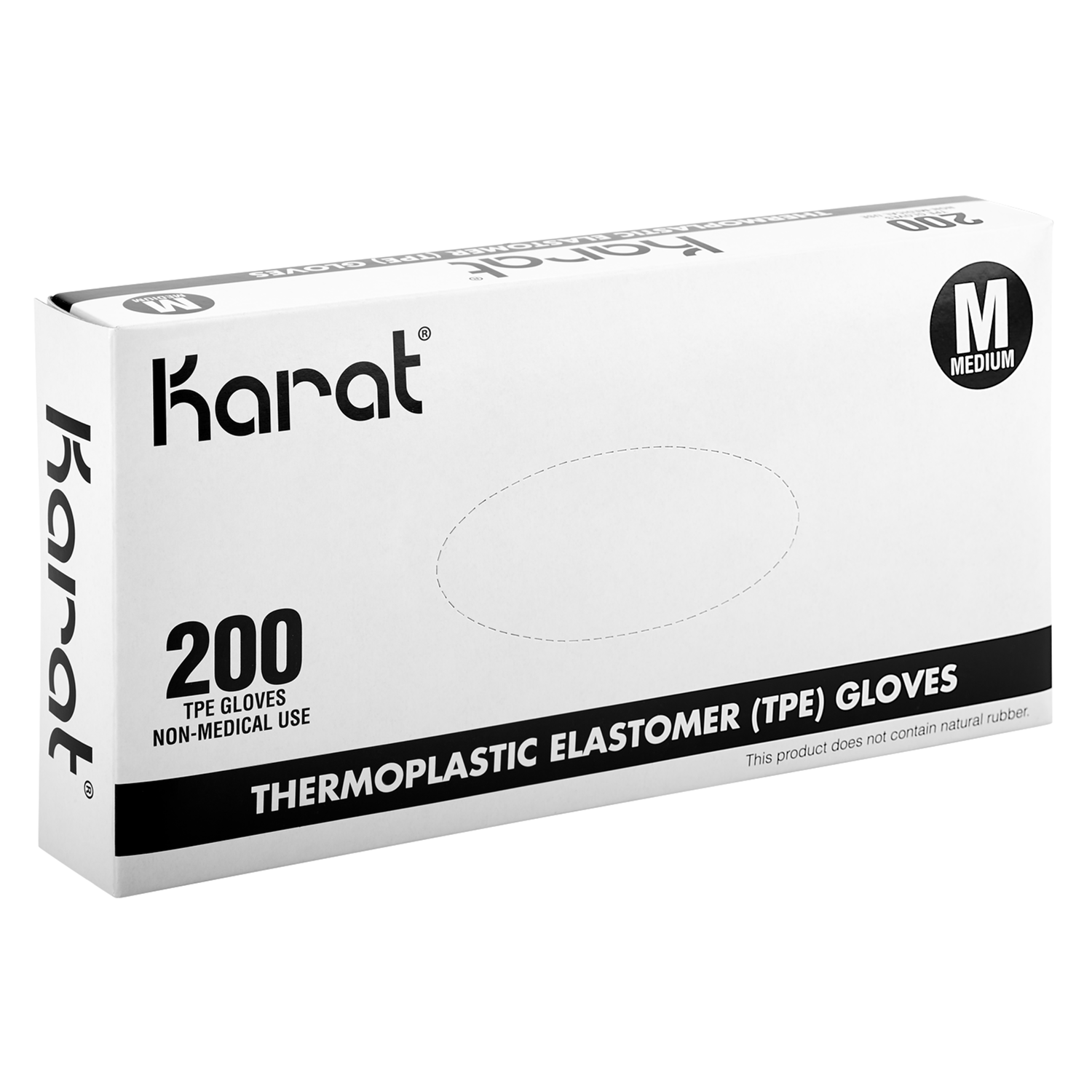[2,000 ct] Thermoplastic Elastomer Gloves | Latex-Free | Powder-Free | Clear | Medium