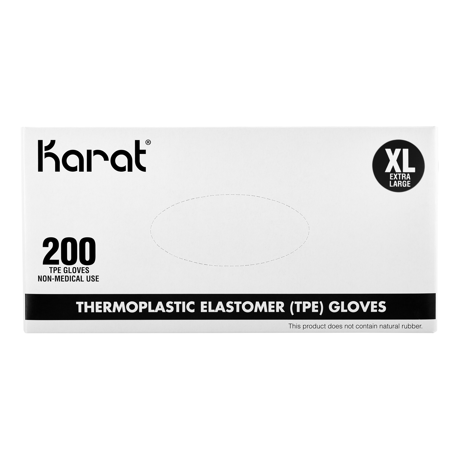 [2,000 ct] Thermoplastic Elastomer Gloves | Latex-Free | Powder-Free | Clear | X-Large