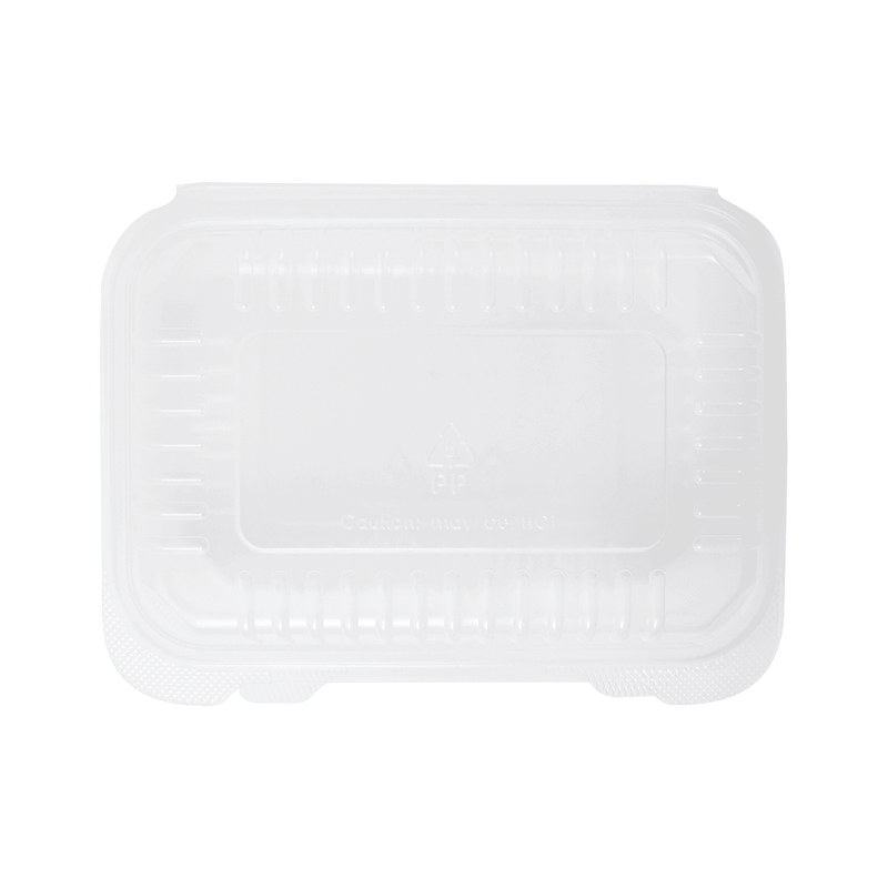 Durable Packaging PXT-600 6 x 6 x 3 Clear Hinged Lid Plastic Container -  125/Pack