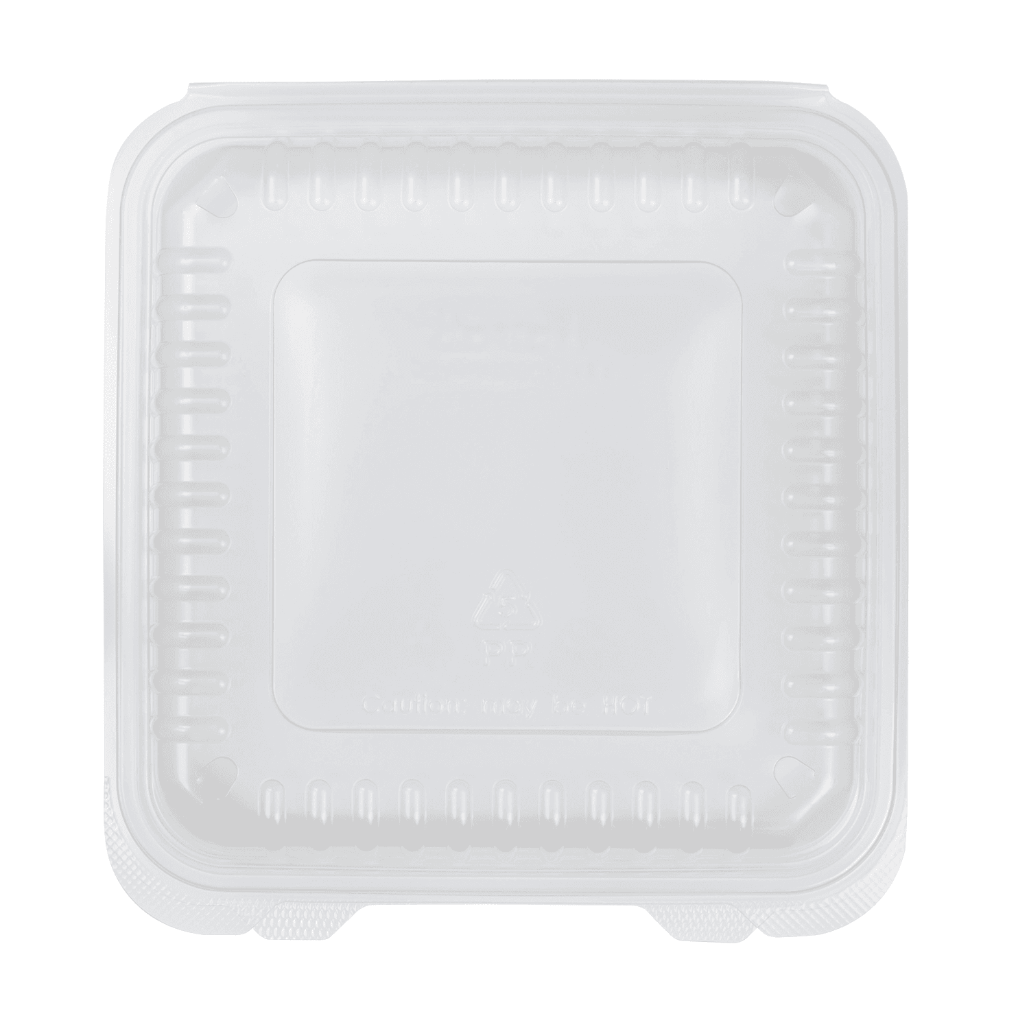 Karat 9"x 9" PP Plastic Hinged Containers