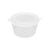 [1,000 ct] 2 oz PP Hinged Portion Cup, Clear