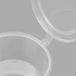 [1,000 ct] 2 oz PP Hinged Portion Cup, Clear