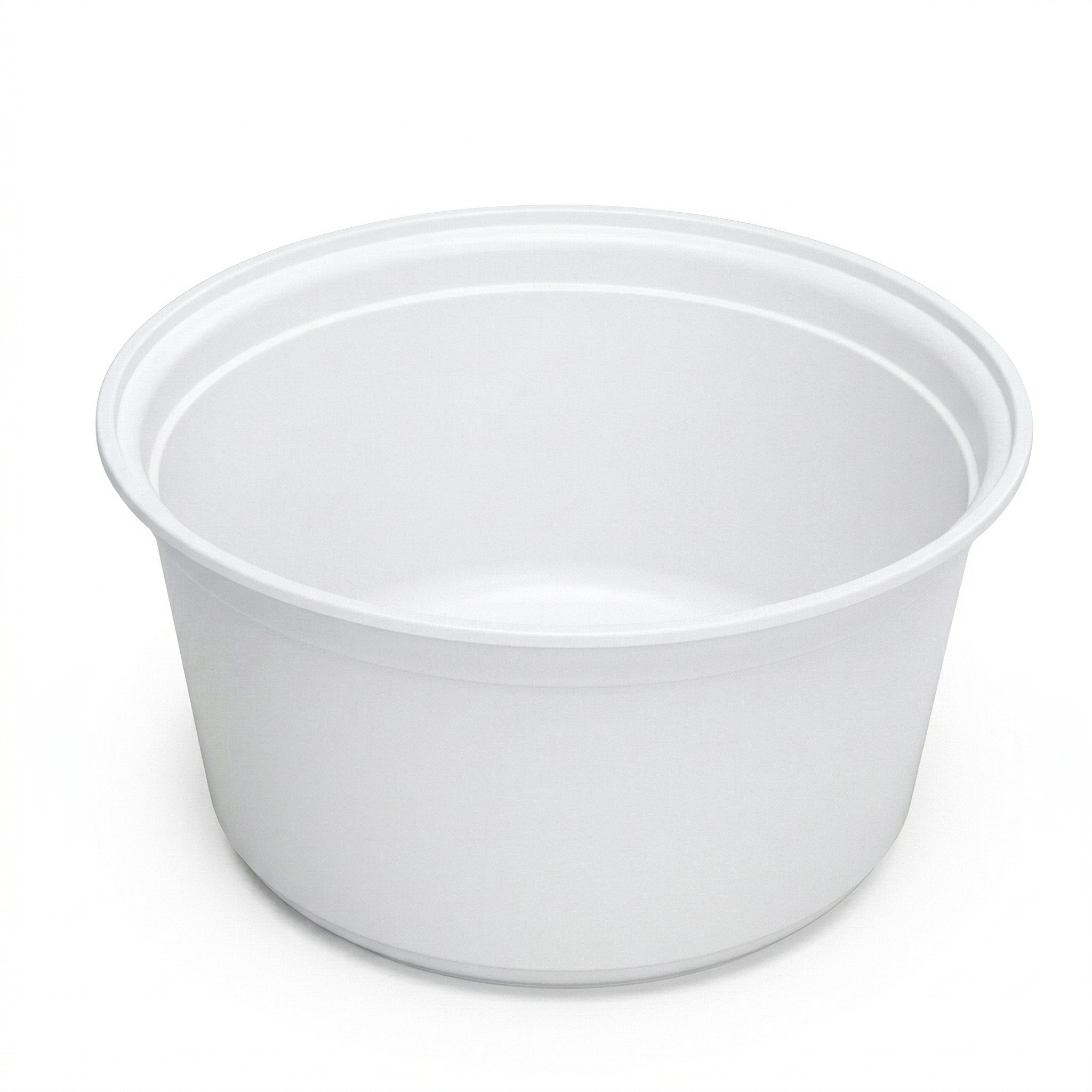 [300 ct] 48 oz Disposable Bowls | White | Injection Molded PP | 179 mm