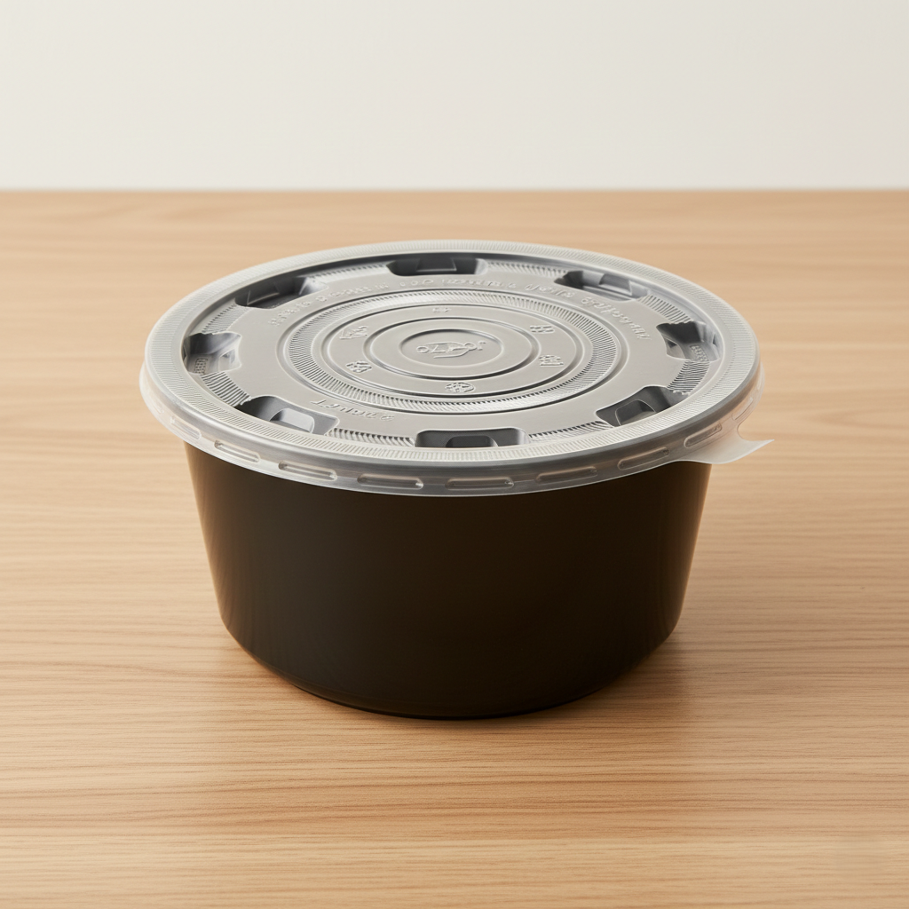 [300 ct] Disposable Bowl Lids | For 22-48 oz Injection Molded Bowls | 179 mm | Clear