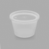 [240 sets] 16 oz Deli Containers with Lids | Injection Molded PP | Clear
