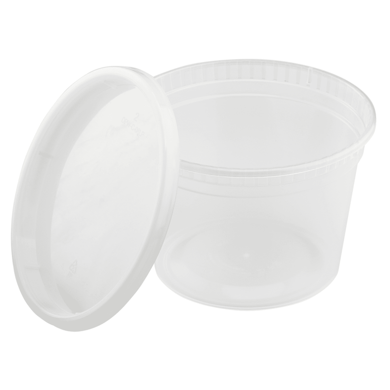 Deli Food Storage Containers with Lid, 16-Ounce, 36-Pack, 36-Pack, 16 Oz